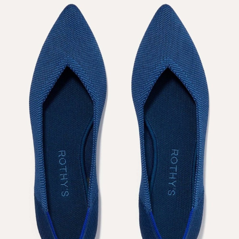 Rothy's - The Point - Deep Ocean - Size 7.5 NEW